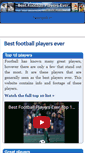 Mobile Screenshot of bestfootballplayersever.com